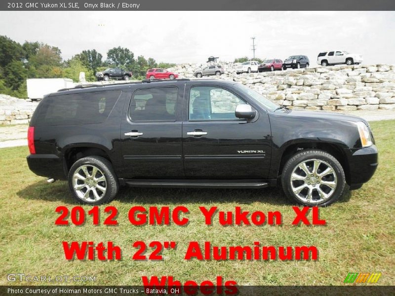 Onyx Black / Ebony 2012 GMC Yukon XL SLE