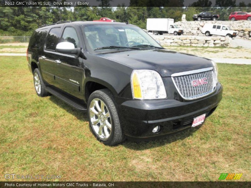 Onyx Black / Ebony 2012 GMC Yukon XL SLE
