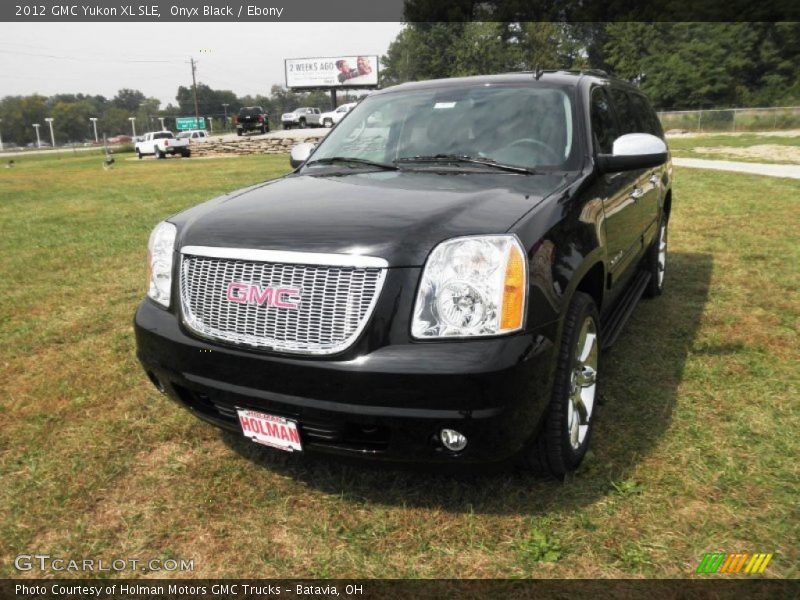 Onyx Black / Ebony 2012 GMC Yukon XL SLE