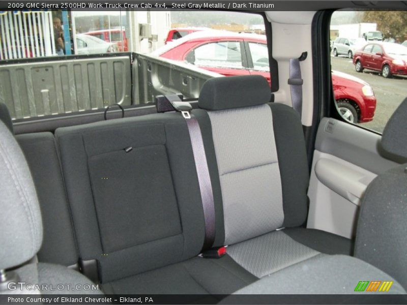 Steel Gray Metallic / Dark Titanium 2009 GMC Sierra 2500HD Work Truck Crew Cab 4x4