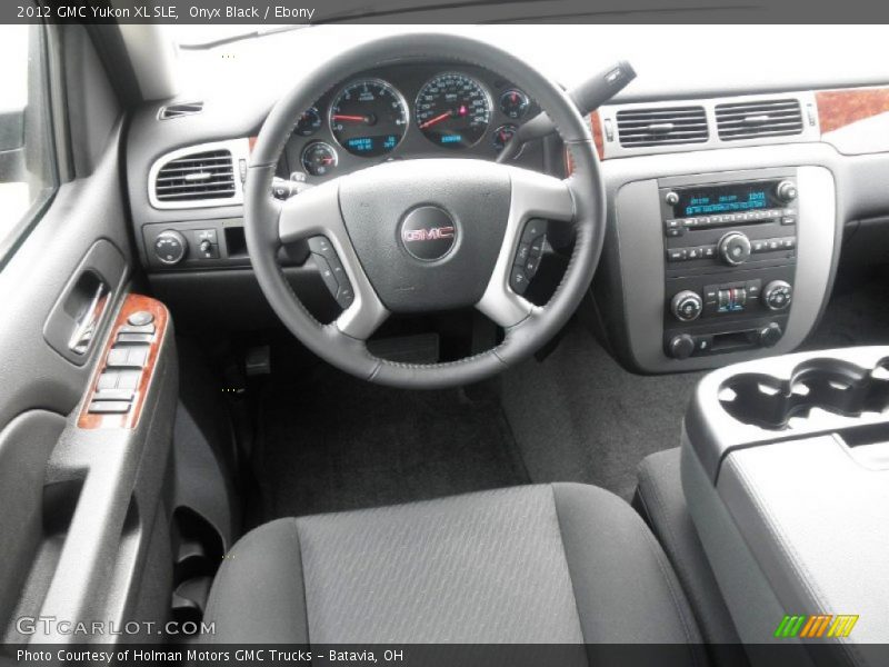 Onyx Black / Ebony 2012 GMC Yukon XL SLE