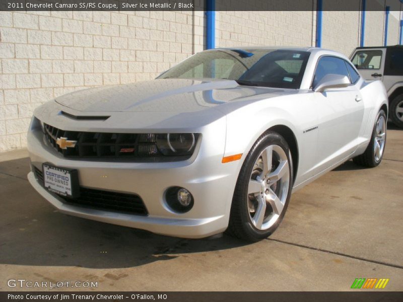 Silver Ice Metallic / Black 2011 Chevrolet Camaro SS/RS Coupe