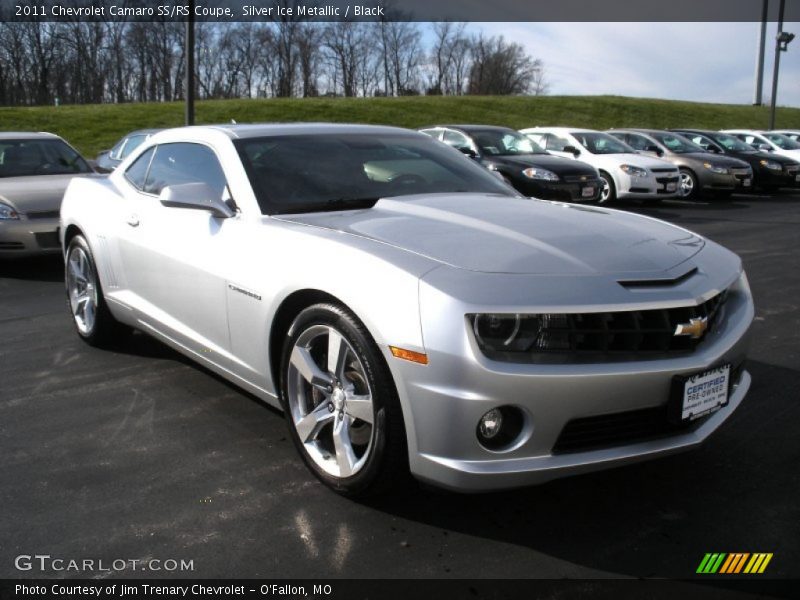 Silver Ice Metallic / Black 2011 Chevrolet Camaro SS/RS Coupe