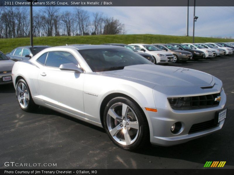 Silver Ice Metallic / Black 2011 Chevrolet Camaro SS/RS Coupe
