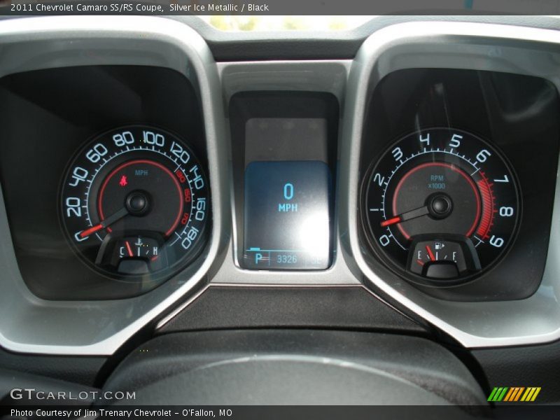Silver Ice Metallic / Black 2011 Chevrolet Camaro SS/RS Coupe