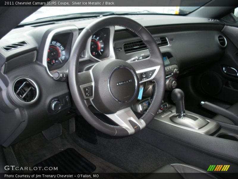 Silver Ice Metallic / Black 2011 Chevrolet Camaro SS/RS Coupe