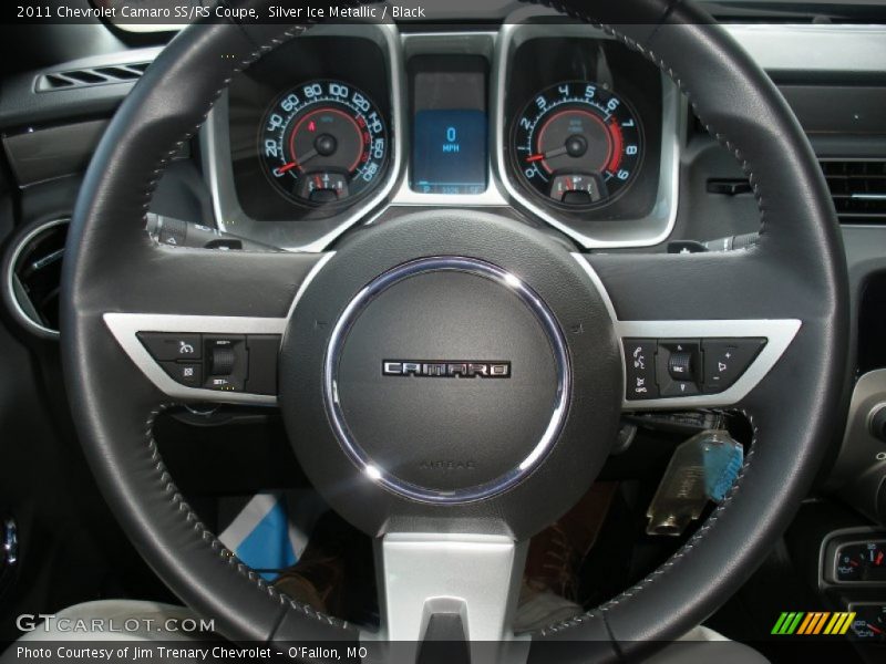 Silver Ice Metallic / Black 2011 Chevrolet Camaro SS/RS Coupe