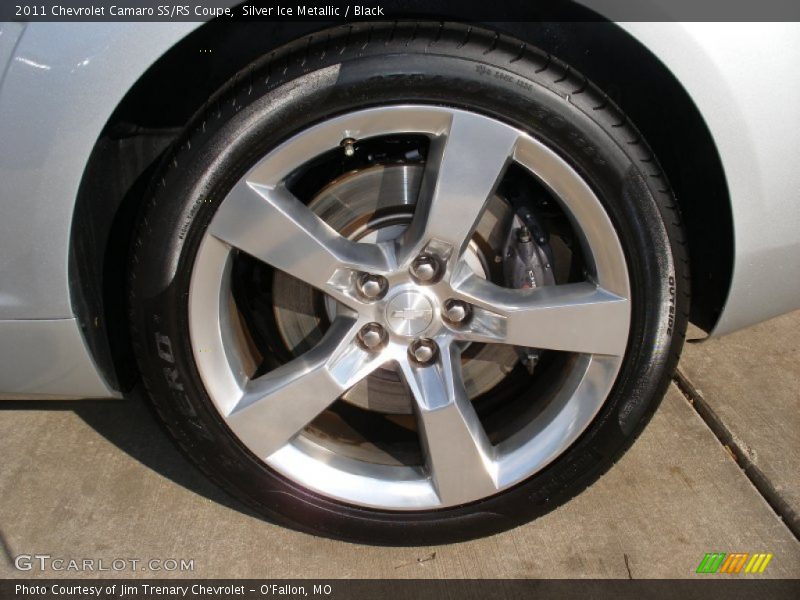 Silver Ice Metallic / Black 2011 Chevrolet Camaro SS/RS Coupe
