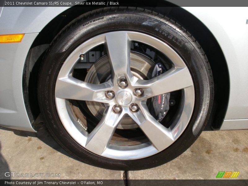 Silver Ice Metallic / Black 2011 Chevrolet Camaro SS/RS Coupe