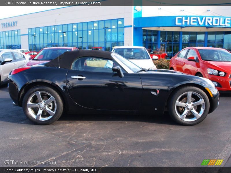 Mysterious Black / Ebony 2007 Pontiac Solstice Roadster