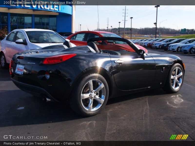 Mysterious Black / Ebony 2007 Pontiac Solstice Roadster