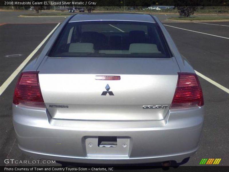Liquid Silver Metallic / Gray 2008 Mitsubishi Galant ES