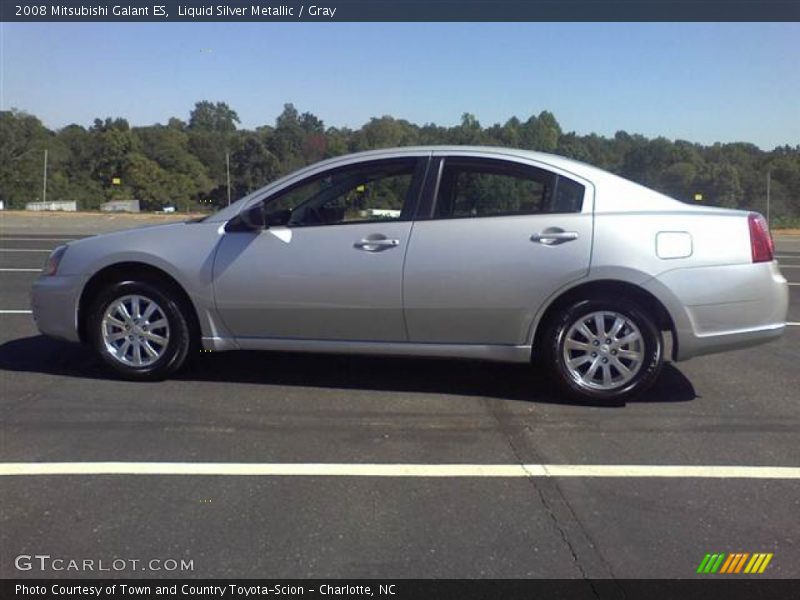 Liquid Silver Metallic / Gray 2008 Mitsubishi Galant ES