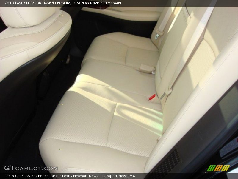 Obsidian Black / Parchment 2010 Lexus HS 250h Hybrid Premium