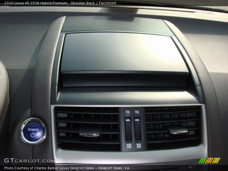 Obsidian Black / Parchment 2010 Lexus HS 250h Hybrid Premium