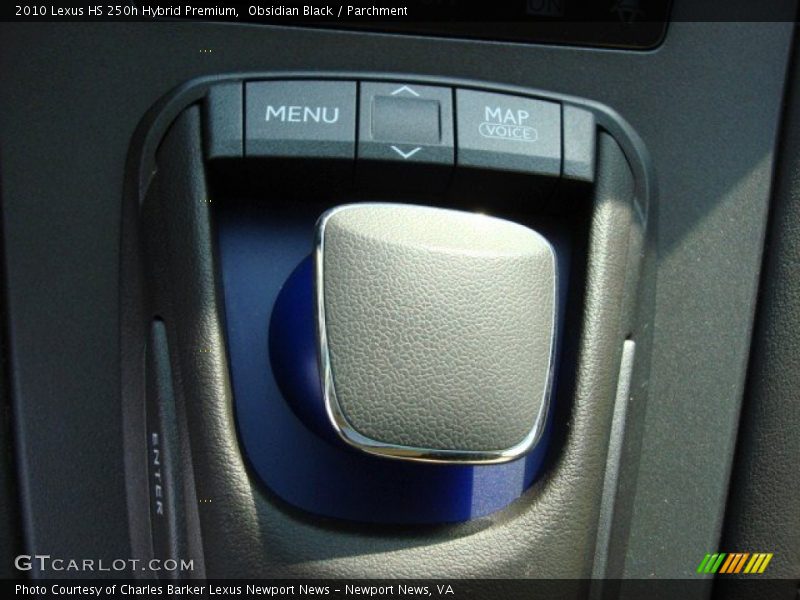 Obsidian Black / Parchment 2010 Lexus HS 250h Hybrid Premium