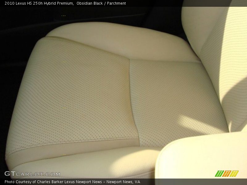 Obsidian Black / Parchment 2010 Lexus HS 250h Hybrid Premium