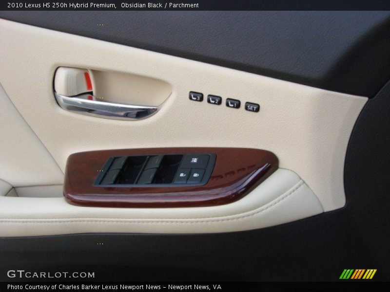 Obsidian Black / Parchment 2010 Lexus HS 250h Hybrid Premium