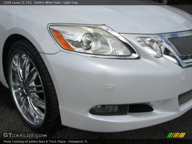Starfire White Pearl / Light Gray 2008 Lexus GS 350