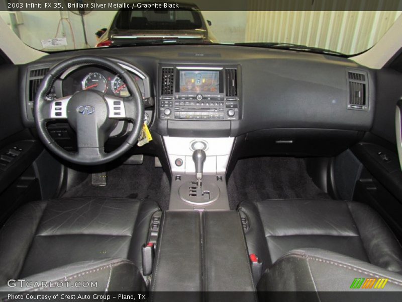 Brilliant Silver Metallic / Graphite Black 2003 Infiniti FX 35