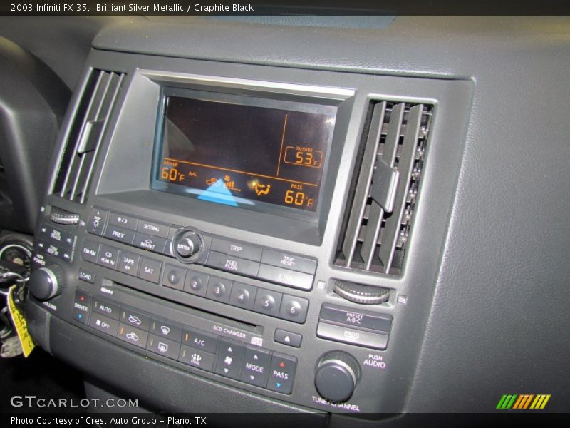 Brilliant Silver Metallic / Graphite Black 2003 Infiniti FX 35