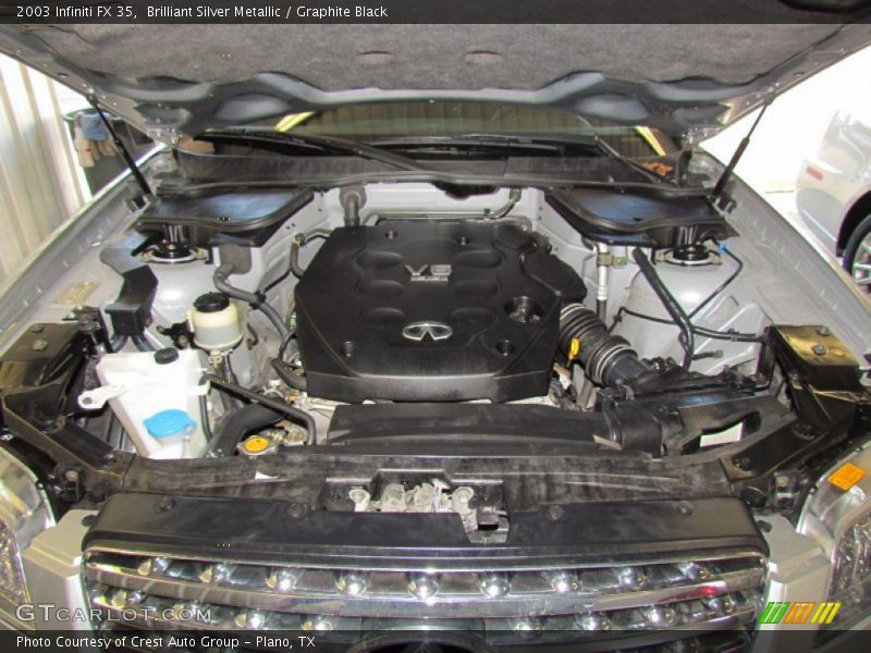 Brilliant Silver Metallic / Graphite Black 2003 Infiniti FX 35