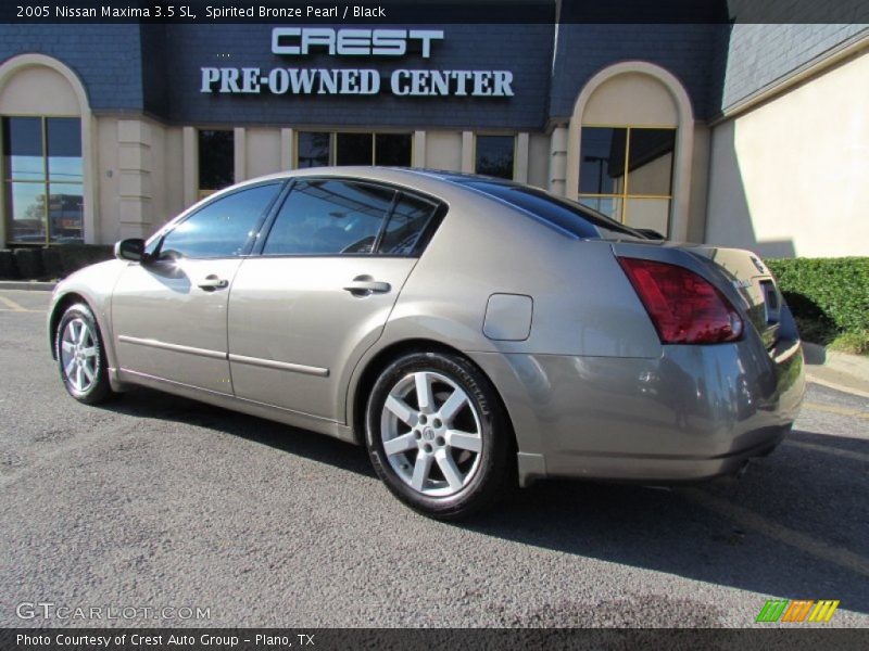 Spirited Bronze Pearl / Black 2005 Nissan Maxima 3.5 SL