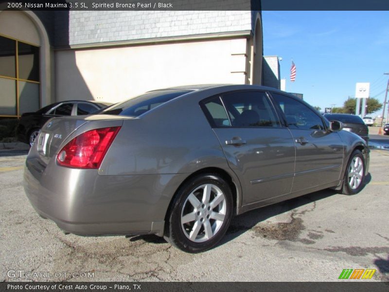 Spirited Bronze Pearl / Black 2005 Nissan Maxima 3.5 SL