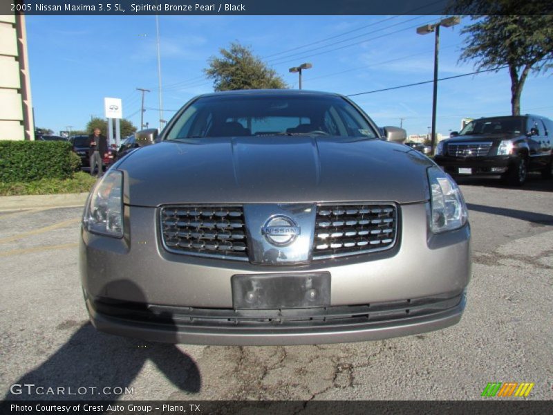 Spirited Bronze Pearl / Black 2005 Nissan Maxima 3.5 SL
