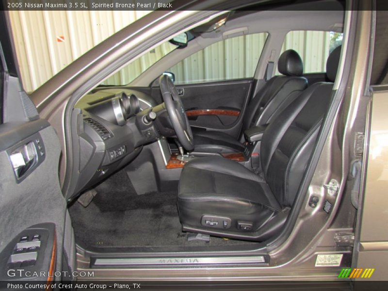 Spirited Bronze Pearl / Black 2005 Nissan Maxima 3.5 SL