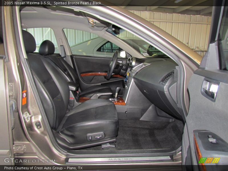 Spirited Bronze Pearl / Black 2005 Nissan Maxima 3.5 SL