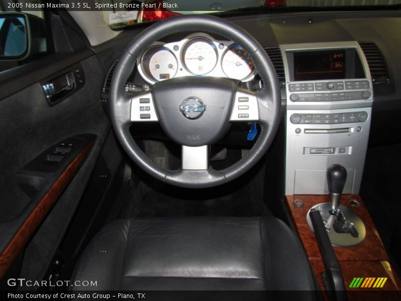 Spirited Bronze Pearl / Black 2005 Nissan Maxima 3.5 SL