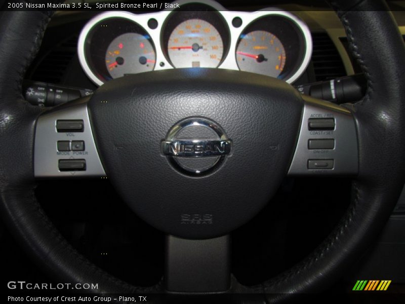Spirited Bronze Pearl / Black 2005 Nissan Maxima 3.5 SL