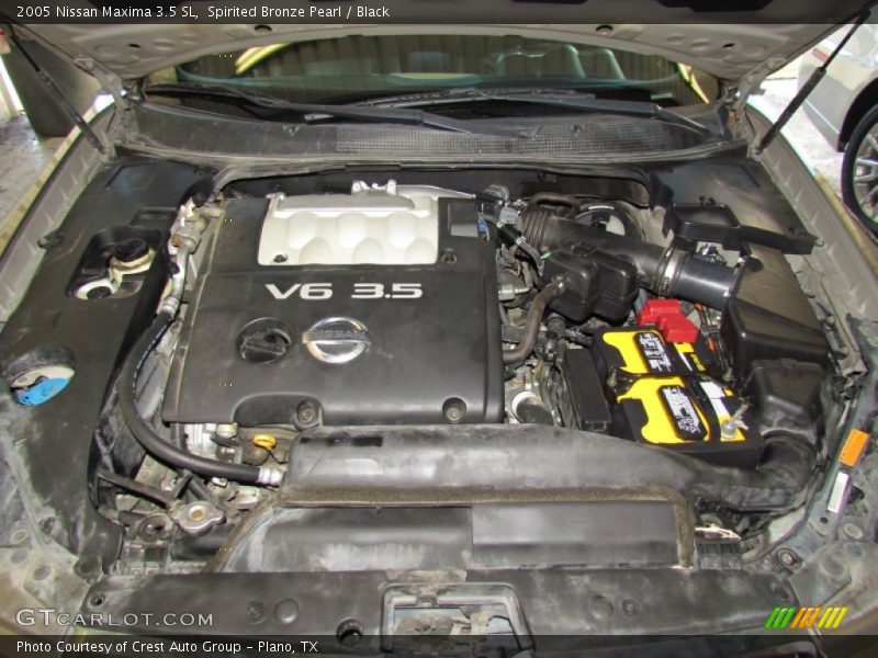 Spirited Bronze Pearl / Black 2005 Nissan Maxima 3.5 SL