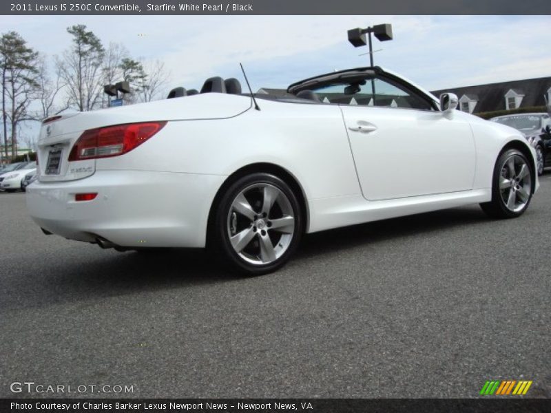 Starfire White Pearl / Black 2011 Lexus IS 250C Convertible