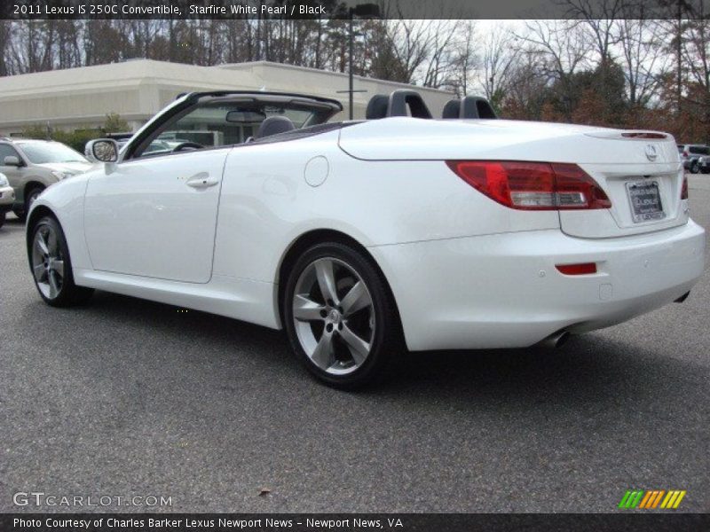 Starfire White Pearl / Black 2011 Lexus IS 250C Convertible