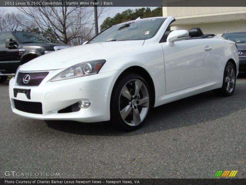 Starfire White Pearl / Black 2011 Lexus IS 250C Convertible