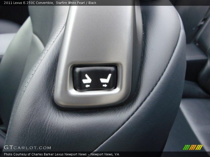 Starfire White Pearl / Black 2011 Lexus IS 250C Convertible