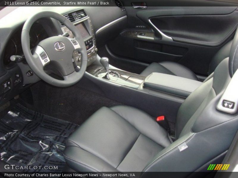 Starfire White Pearl / Black 2011 Lexus IS 250C Convertible