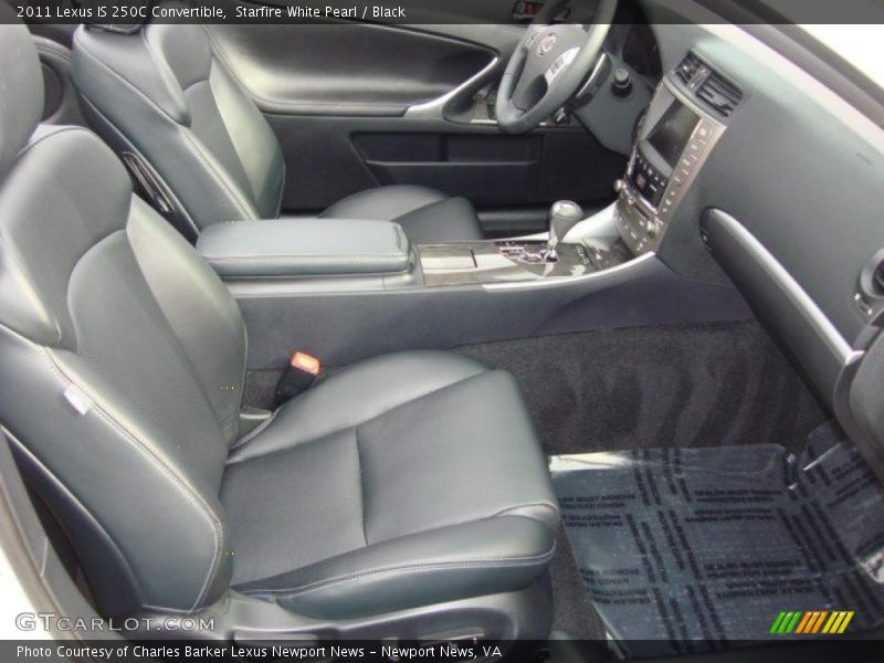 Starfire White Pearl / Black 2011 Lexus IS 250C Convertible