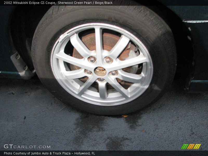 Sherwood Green Pearl / Beige/Black 2002 Mitsubishi Eclipse GS Coupe