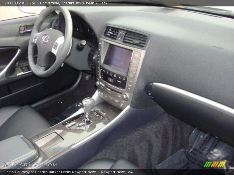 Starfire White Pearl / Black 2011 Lexus IS 250C Convertible