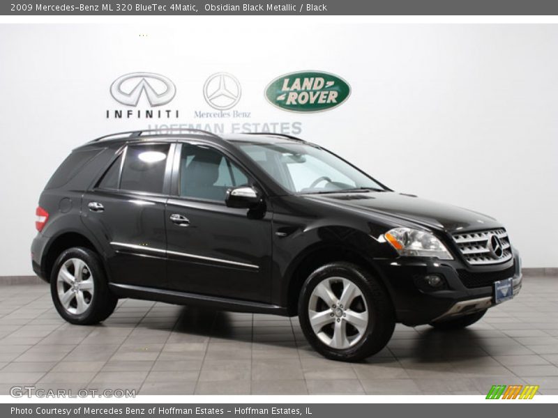 Obsidian Black Metallic / Black 2009 Mercedes-Benz ML 320 BlueTec 4Matic