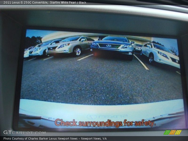 Starfire White Pearl / Black 2011 Lexus IS 250C Convertible