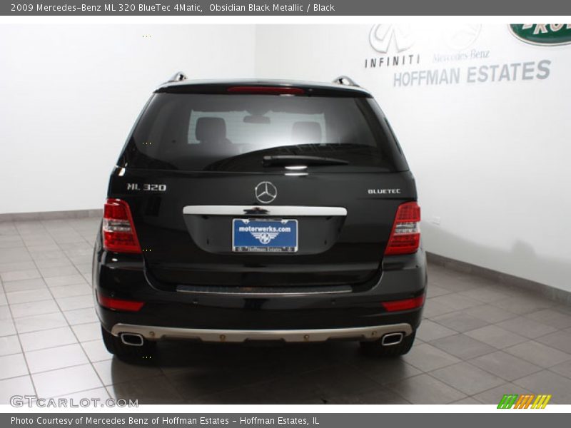 Obsidian Black Metallic / Black 2009 Mercedes-Benz ML 320 BlueTec 4Matic
