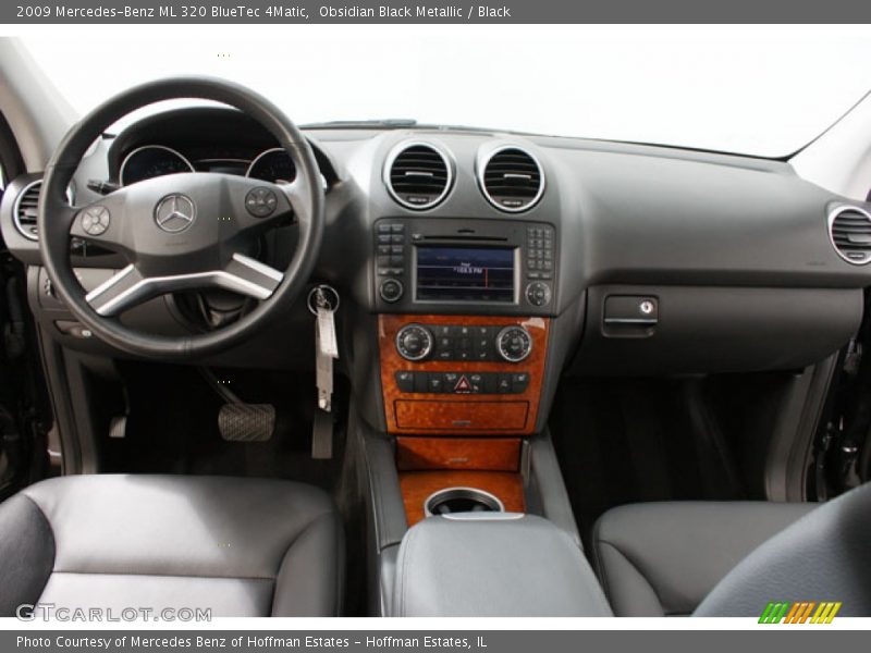 Obsidian Black Metallic / Black 2009 Mercedes-Benz ML 320 BlueTec 4Matic