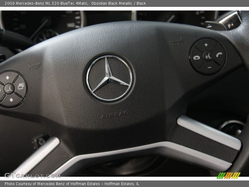 Obsidian Black Metallic / Black 2009 Mercedes-Benz ML 320 BlueTec 4Matic