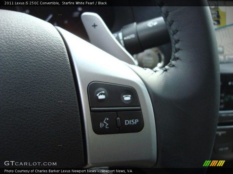 Starfire White Pearl / Black 2011 Lexus IS 250C Convertible