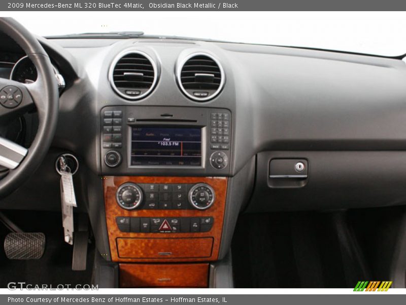 Obsidian Black Metallic / Black 2009 Mercedes-Benz ML 320 BlueTec 4Matic
