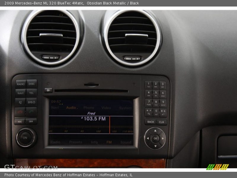 Obsidian Black Metallic / Black 2009 Mercedes-Benz ML 320 BlueTec 4Matic